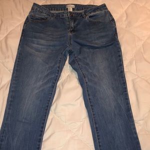 forever 21 cropped skinny jeans